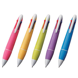 33-37 カラフル4色ボールペン(600本入)