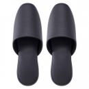 【新商品】抗菌レザー調PVCスリッパ　黒